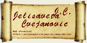 Jelisaveta Cvejanović vizit kartica